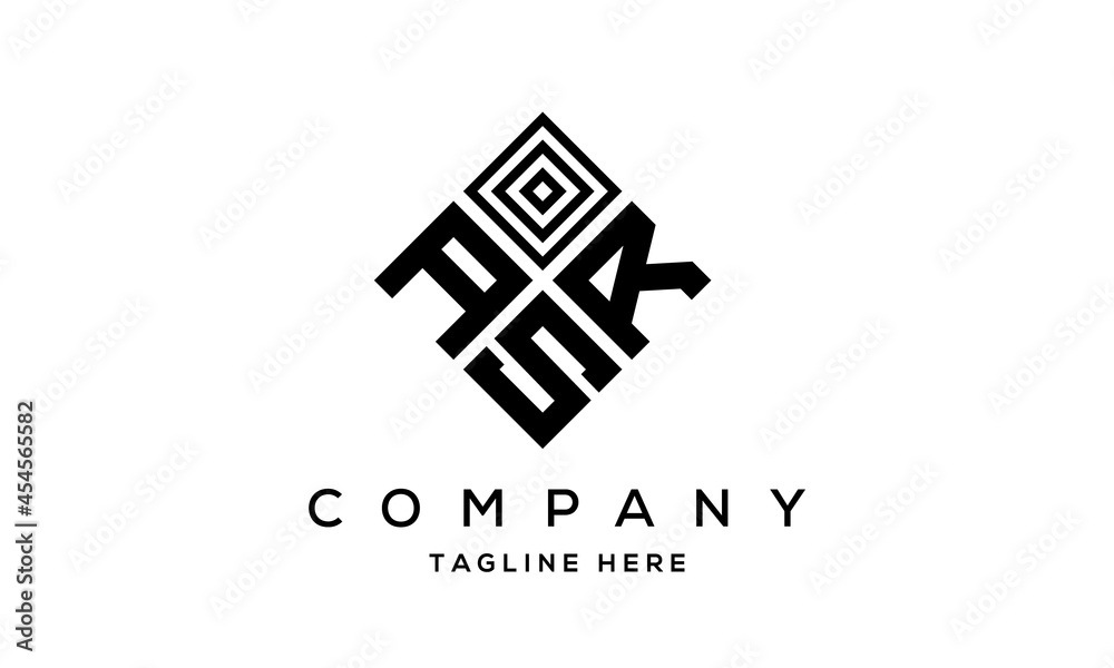 ARS square three latter logo vector ARS square three latter logo vector