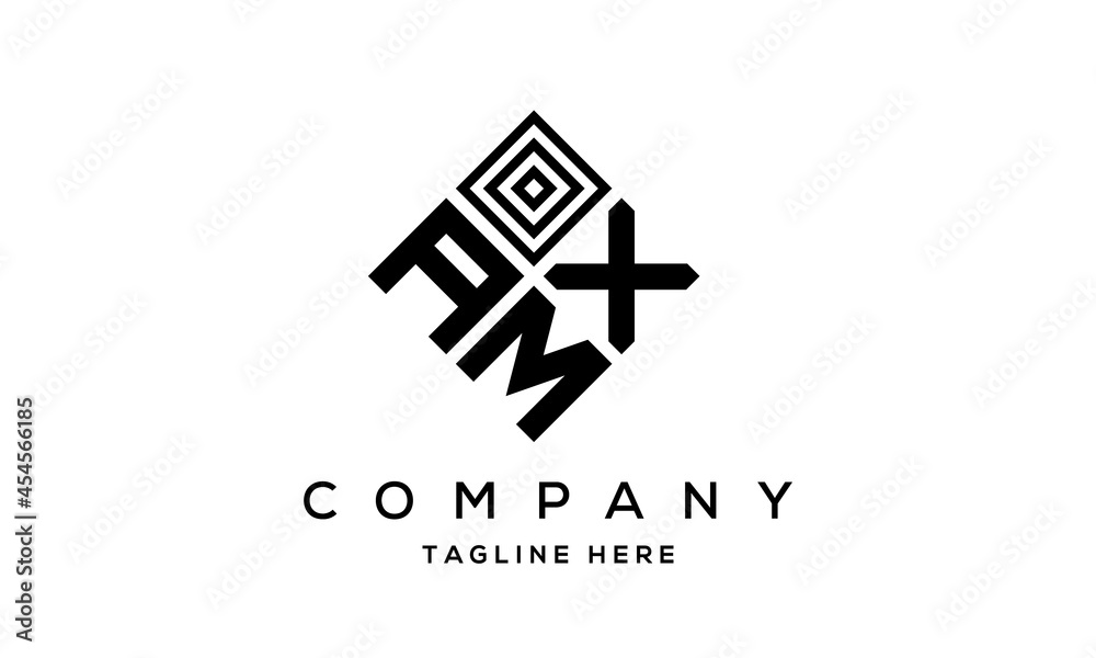 AXM square three latter logo vector AXM square three latter logo vector