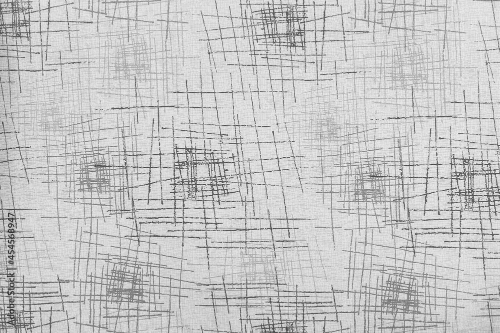 Obraz premium Grey light background with abstract geometric pattern of lines surface design