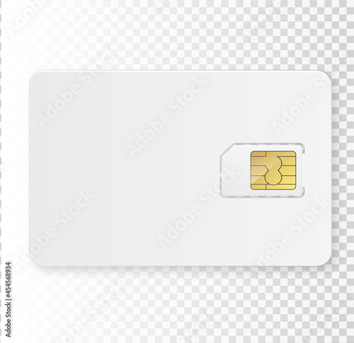 Sim card vector mobile phone icon chip. Simcard isolated 3d design gsm. Sim Card. Mobile telecommunications technology symbol.