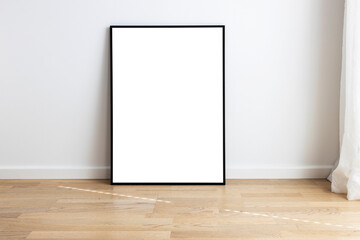 Mock up frame in room