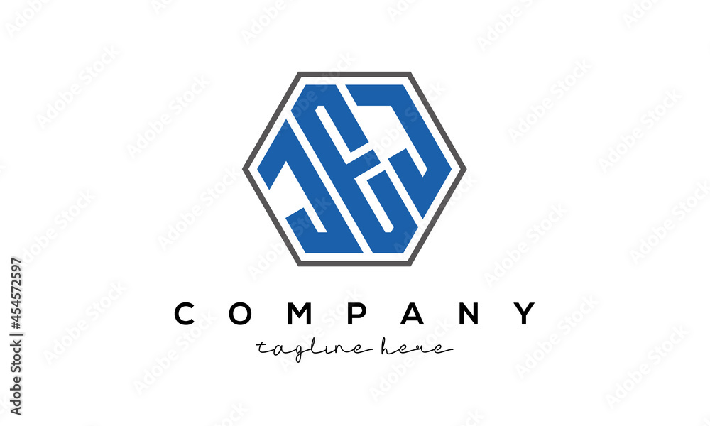 letters JEJ creative polygon logo victor template	
 - obrazy, fototapety, plakaty 