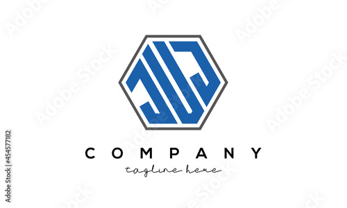 letters JUJ creative polygon logo victor template	
 photo