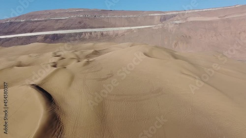 Dunas en desierto de Iquique Chile photo