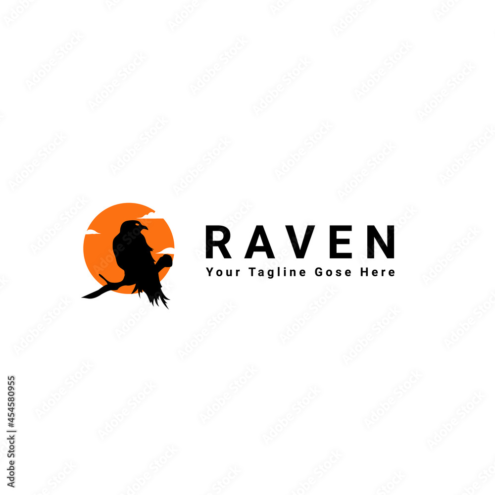 Raven Logo Design 