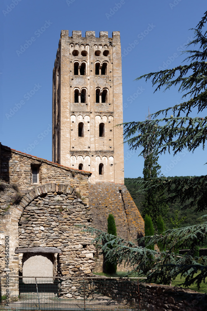 The 10th Century Abbey of St Michel de Cuxa in the Eastern Pyrenees (France)