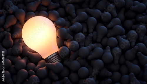 Great ideas stand out from the rest. Left version.