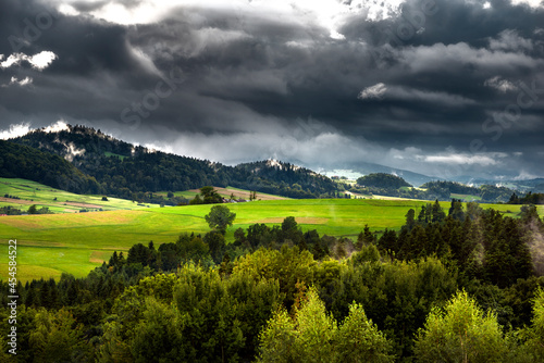 landscape with clouds