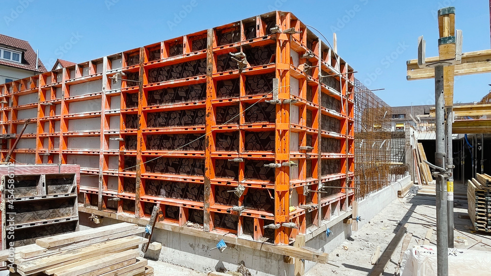 construction of a building construction of a building