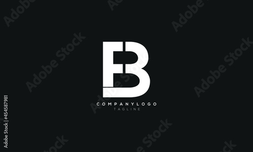 FB, BF, Abstract initial monogram letter alphabet logo design photo