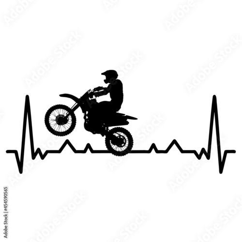 Motorcyclist heartbeat