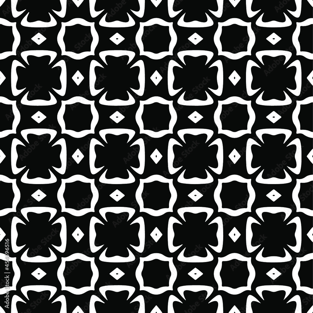 eamless vector pattern in geometric ornamental style. Black and white pattern. eamless vector pattern in geometric ornamental style. Black and white pattern.