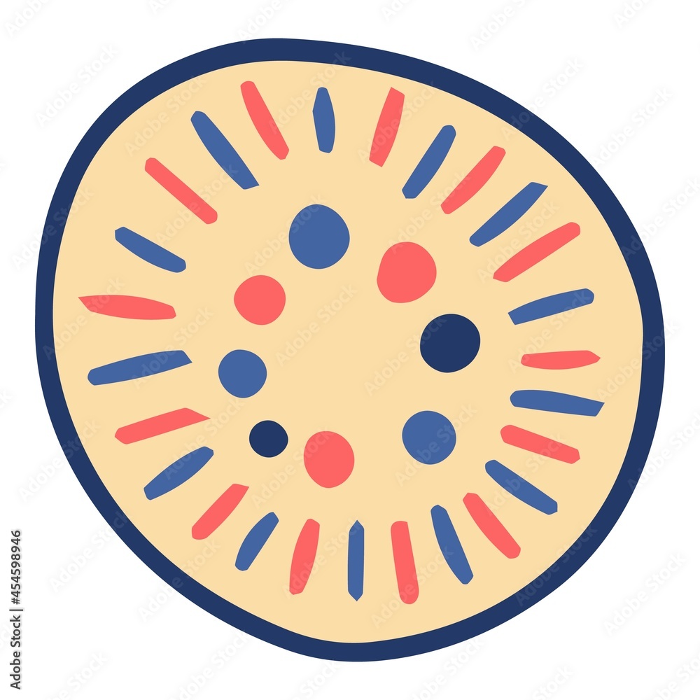 Doodle flower icon outline hand drawn vector. Floral spring plant Doodle flower icon outline hand drawn vector. Floral spring plant
