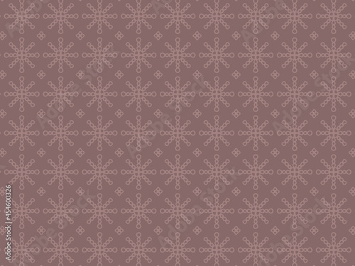 Geometric background from flowers red. Uniform pattern background.