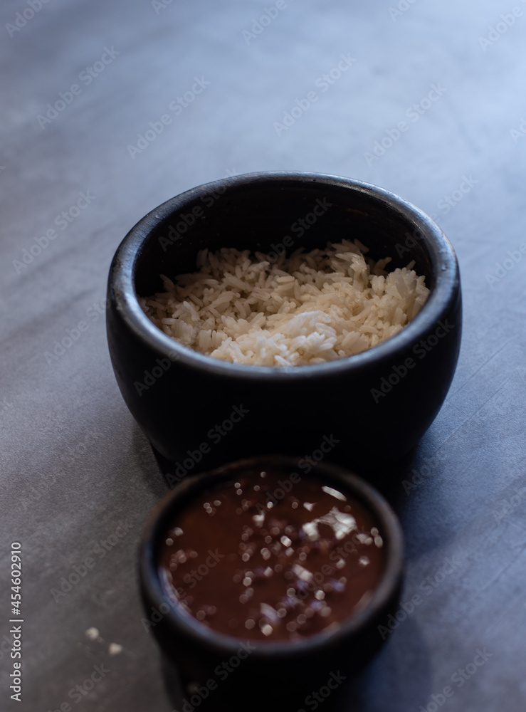 Brazilian Food - Rice and Beans 