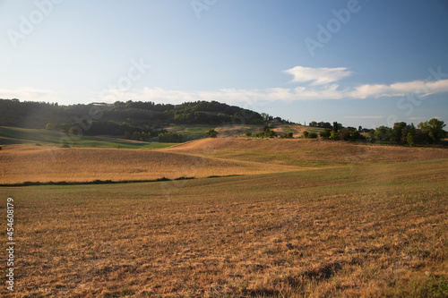 Toscana , campagna toscana vigneti e colline 