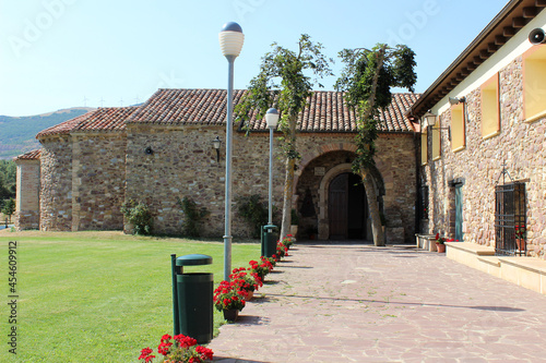 Hermitage of the Virgin of Olmacedo in the town of Olvega in Soria (Spain)