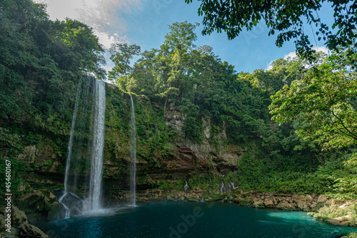 Misol Ha waterfall in Chiapas, Mexico photo