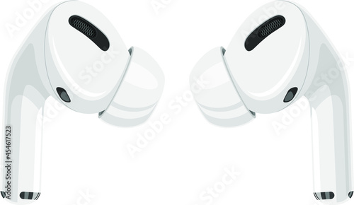 white wireless headphones for smartphone
