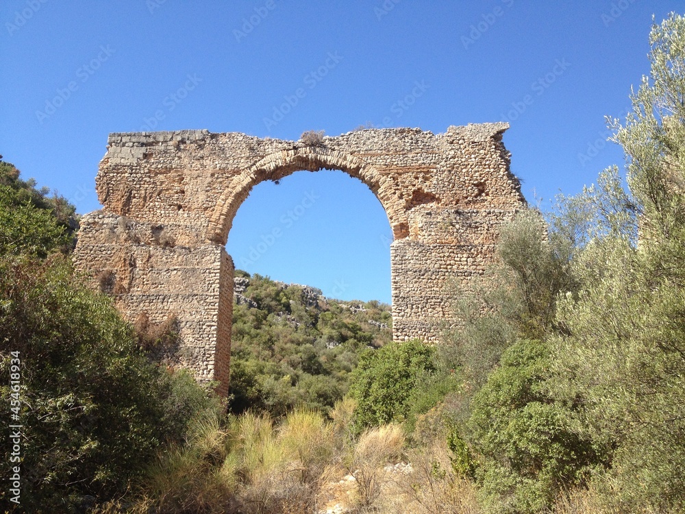 Roman aqueduct in Mersin, Turkey