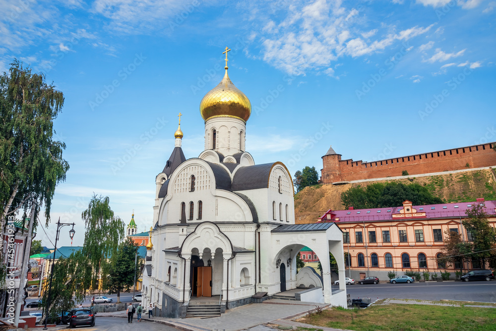 The Church of the Kazan Icon of the Mother of God in Nizhny Novgorod, Russia.