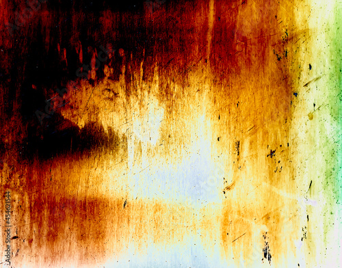 Abstract texture blak, red, orange and white color.
