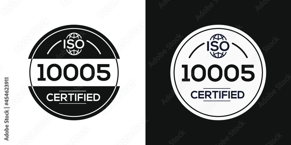 Obraz premium Creative (ISO 10005) Standard quality symbol, vector illustration.