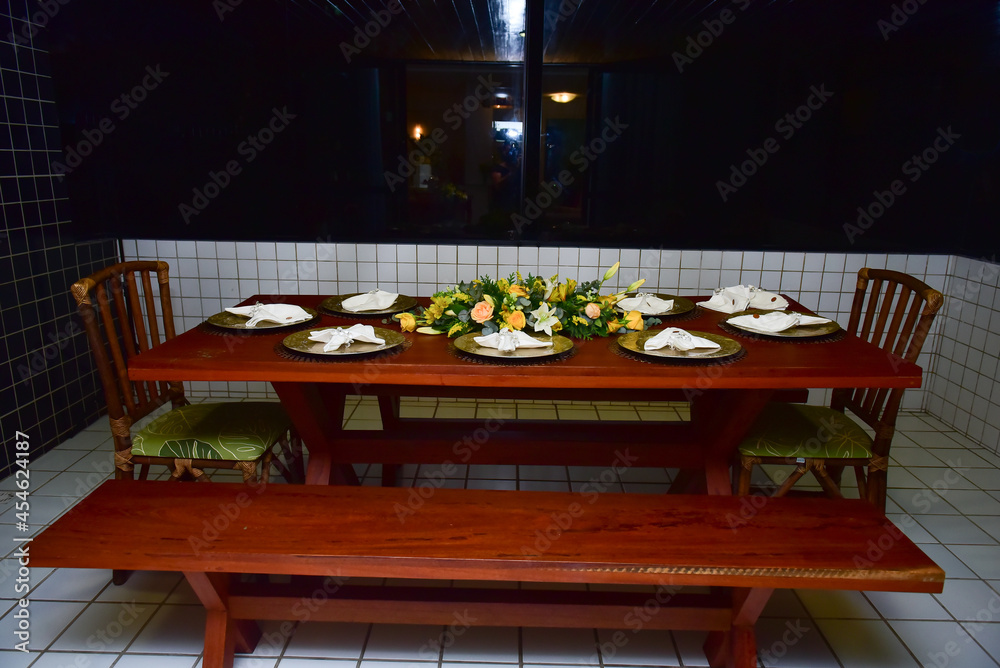 Obraz premium interior of a restaurant
