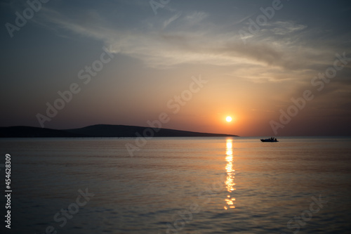 sunset on the sea © Kirill