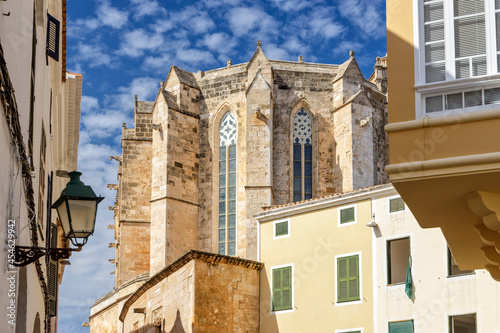 streets of ciutadella, menorca, balearic islands, spain photo