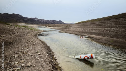 Record drought in Lake Mead area, shot in the summer of 2021