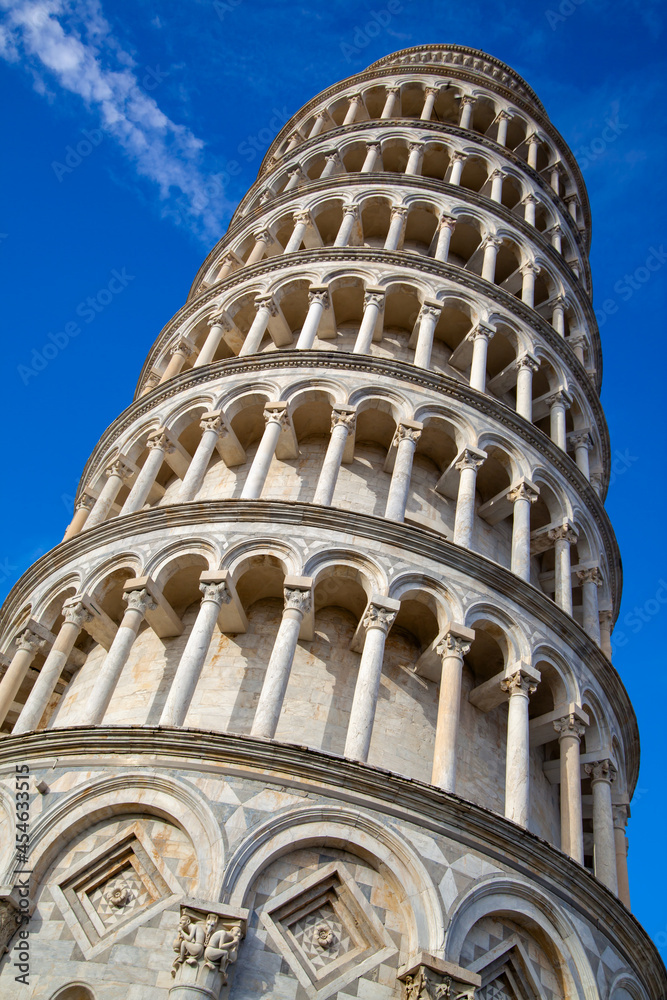 Leaning Tower of Pisa close up