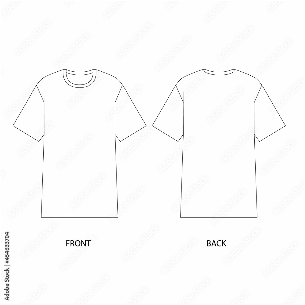 T Shirt Design Template Trendy T shirts Vector Technical T shirt 