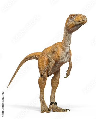 deinonychus is standing