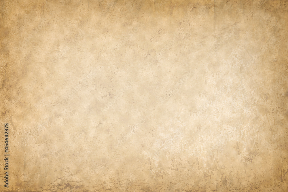 Obraz premium Vintage paper texture background, grunge retro rustic cardboard brown empty blank space page with grunge fiber pattern