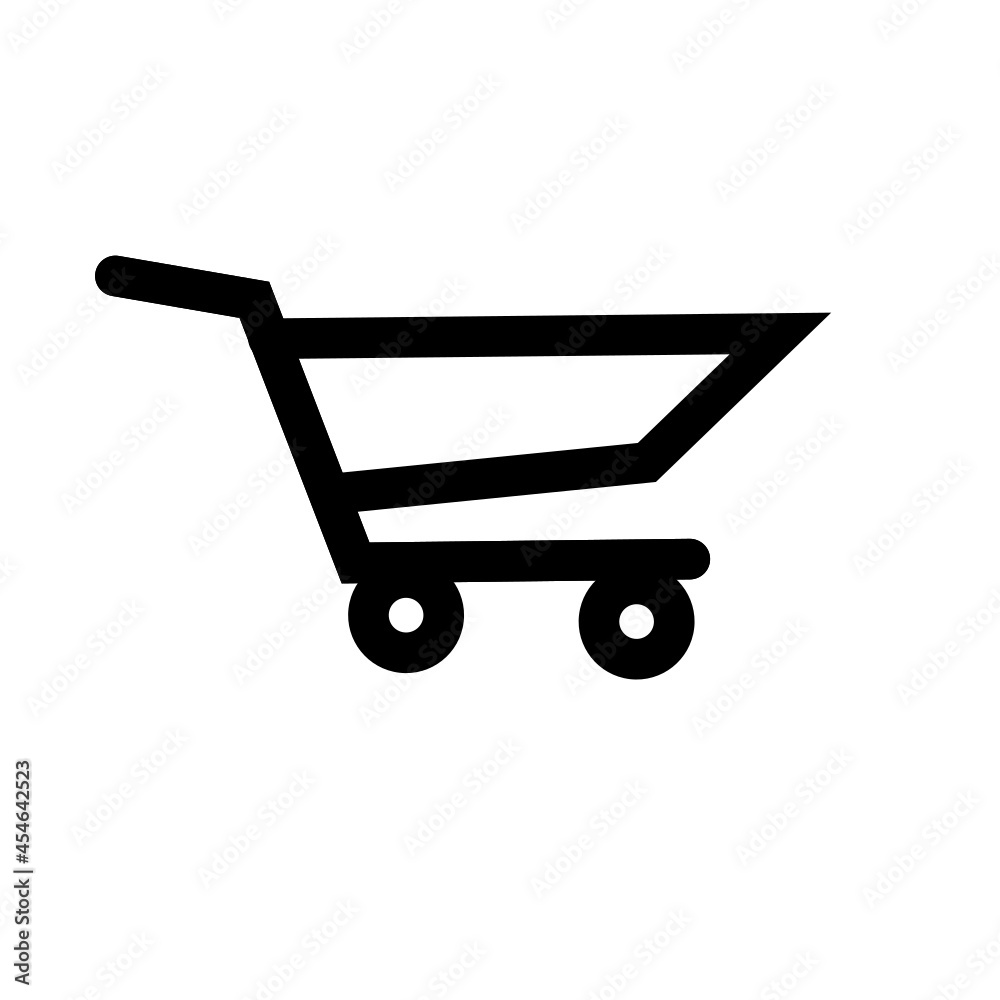 shopping cart isolated on white shopping cart isolated on white