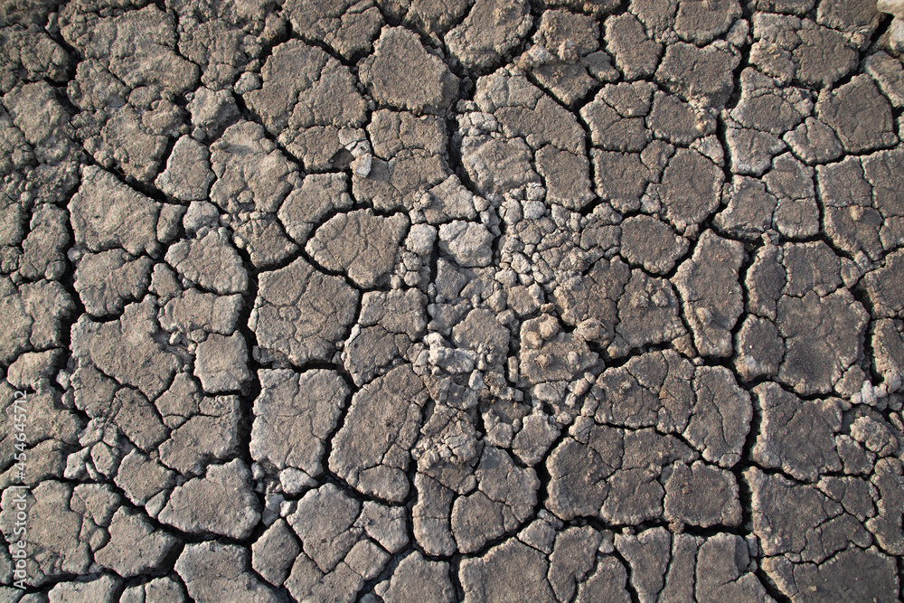 the texture of refractory clay with large cracks.drought and environmental problems the texture of refractory clay with large cracks.drought and environmental problems