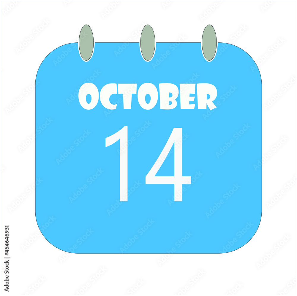 October Calendar Date Icon, Event Date Icon, Calendar Date, Icon Design Vector Graphic October Calendar Date Icon, Event Date Icon, Calendar Date, Icon Design Vector Graphic