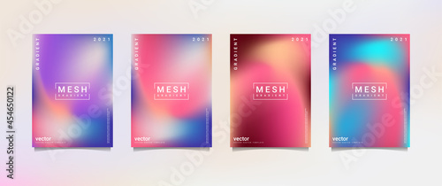 gradation background set, suitable for background, poster, wallpaper, cellphone screen, banner and others