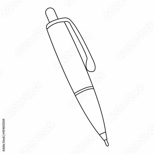 pen line vector illustration