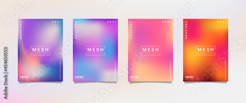 gradation background set, suitable for background, poster, wallpaper, cellphone screen, banner and others