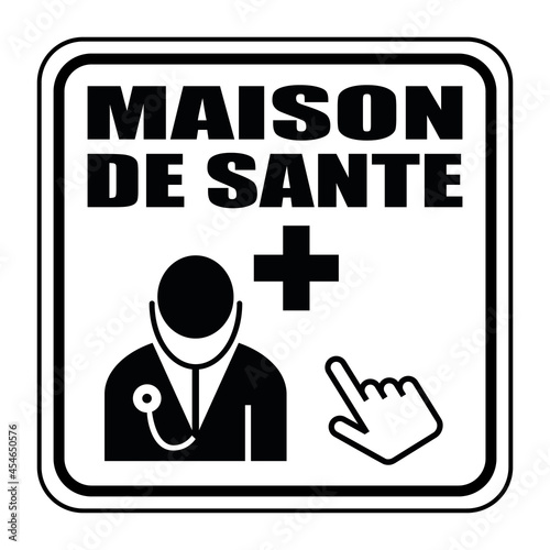 Logo maison de santé.