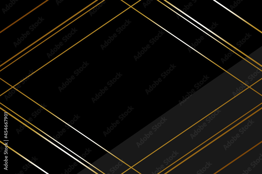 高級感のあるダイヤ背景 長方形 ブラック ゴールド Illyustraciya Stock Adobe Stock
