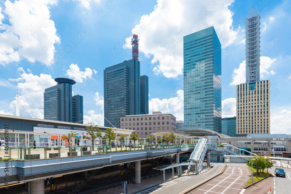 さいたま新都心駅前の風景