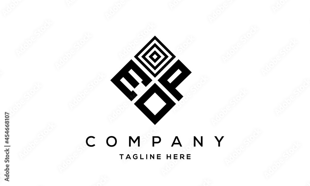 EPO square three latter logo vector EPO square three latter logo vector