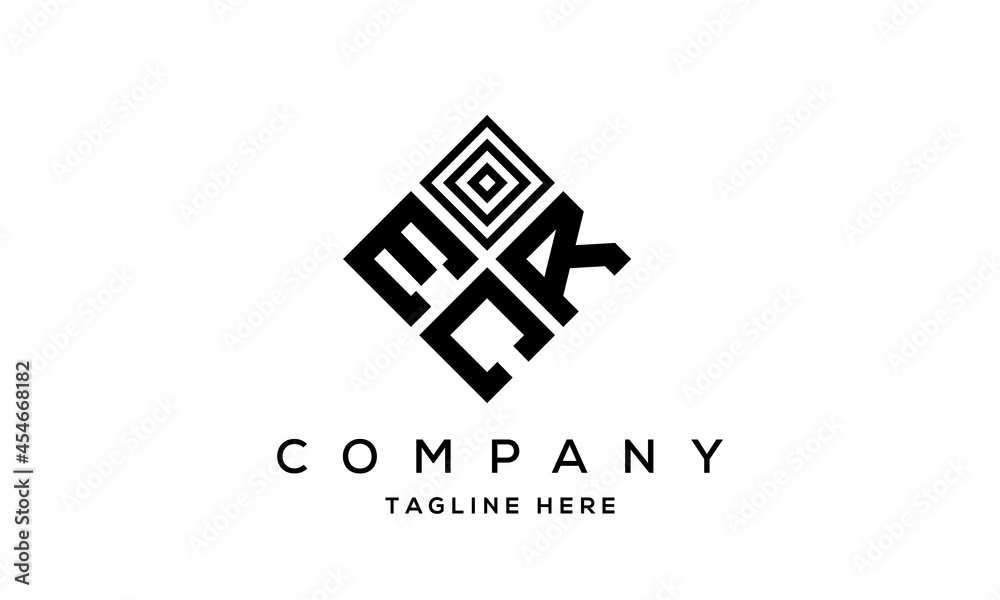 ERC square three latter logo vector ERC square three latter logo vector