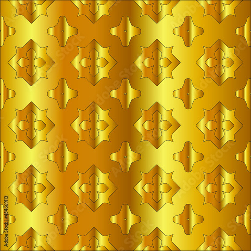  Gold metal texture background vector illustration 
