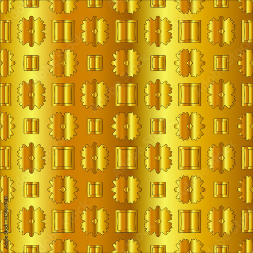  Gold metal texture background vector illustration 
