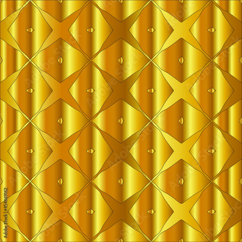  Gold metal texture background vector illustration 
