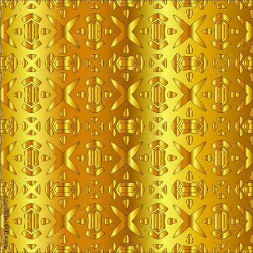  Gold metal texture background vector illustration 
